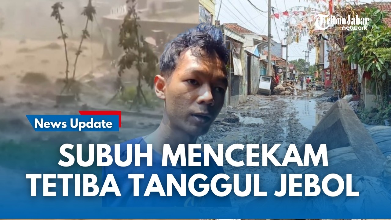 AKSI HEROIK !!! Kia Muhram Terobos Banjir Setinggi Leher Demi Selamatkan Adiknya Saat Tanggul Jebol