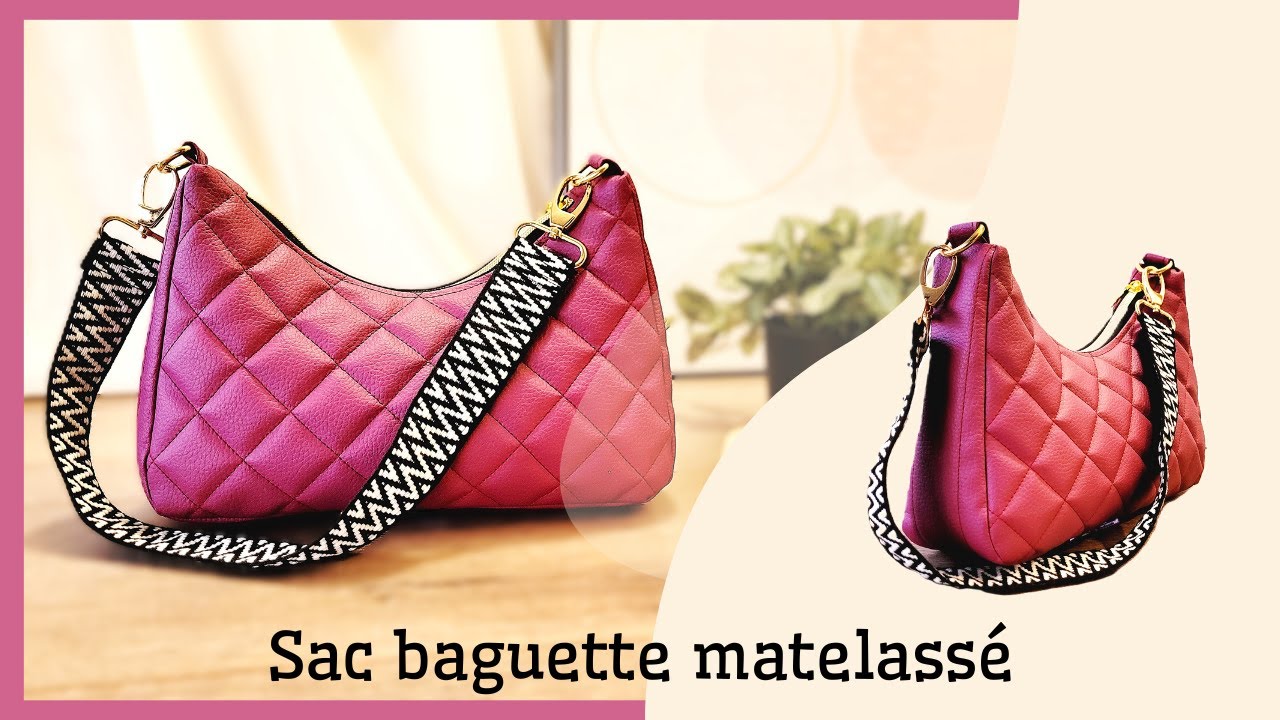 TUTO COUTURE : Un Sac Baguette Chic et Matelassé à Faire Soi-même !