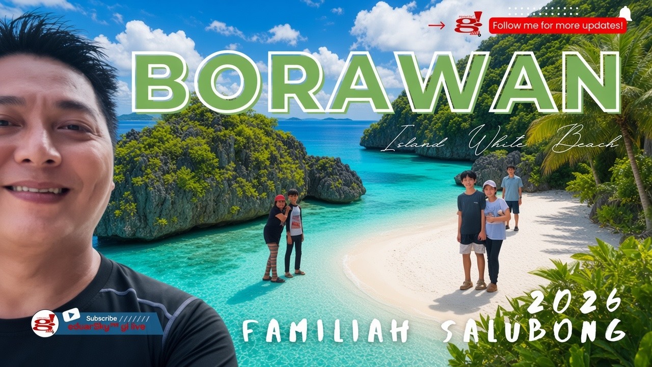Salubong 2026 at Borawan Island White Beach, Padre Burgos Family Vlog