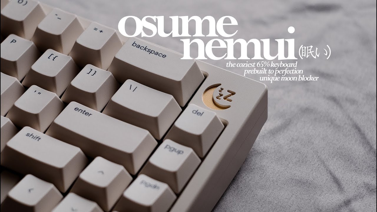 Мягкая и уютная клавиатура, хотите посмотреть? | osume nemui | Механическая клавиатура | Обзор