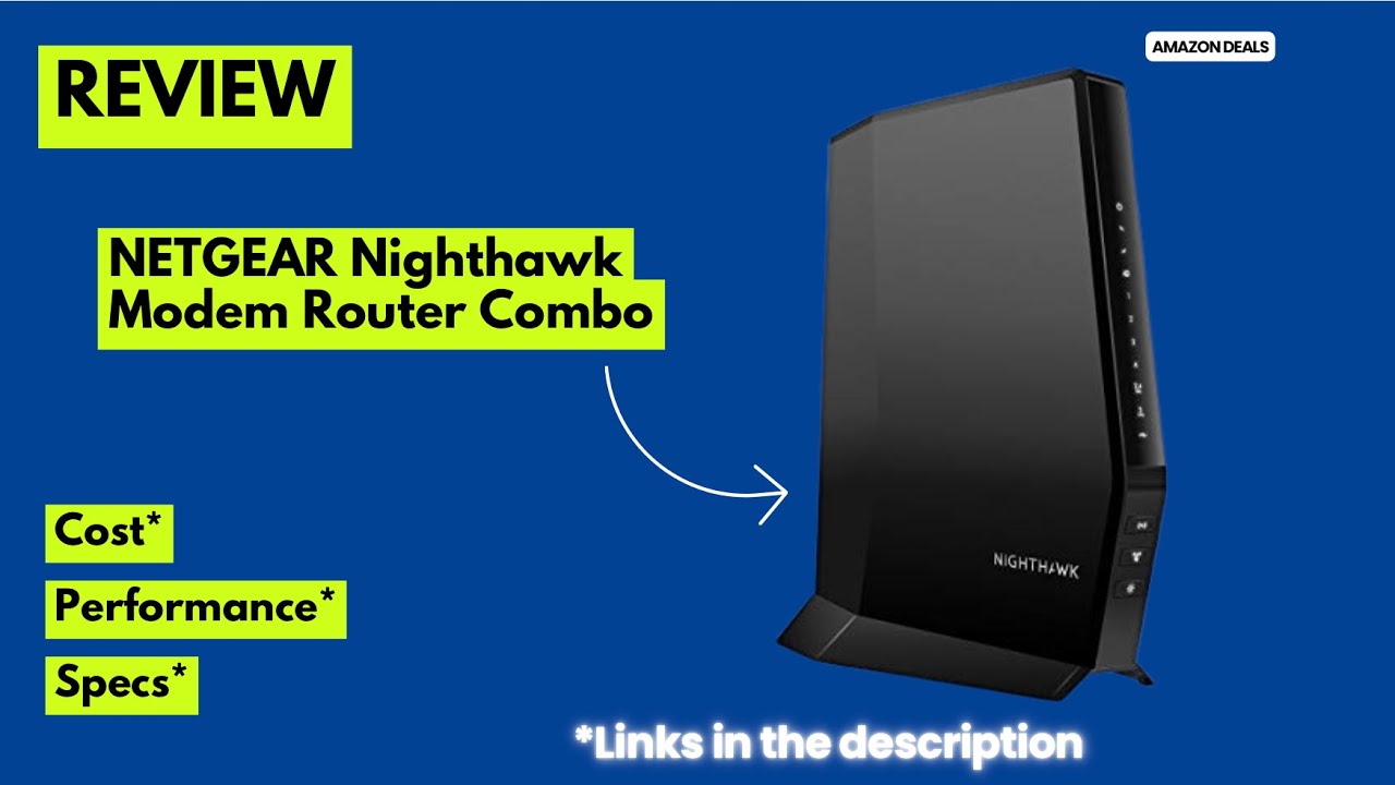 Обзор NETGEAR Nighthawk CAX30 2025 | Маршрутизатор DOCSIS 3.1 WiFi 6 Modem Combo, AX2700 2,7 Гбит/с