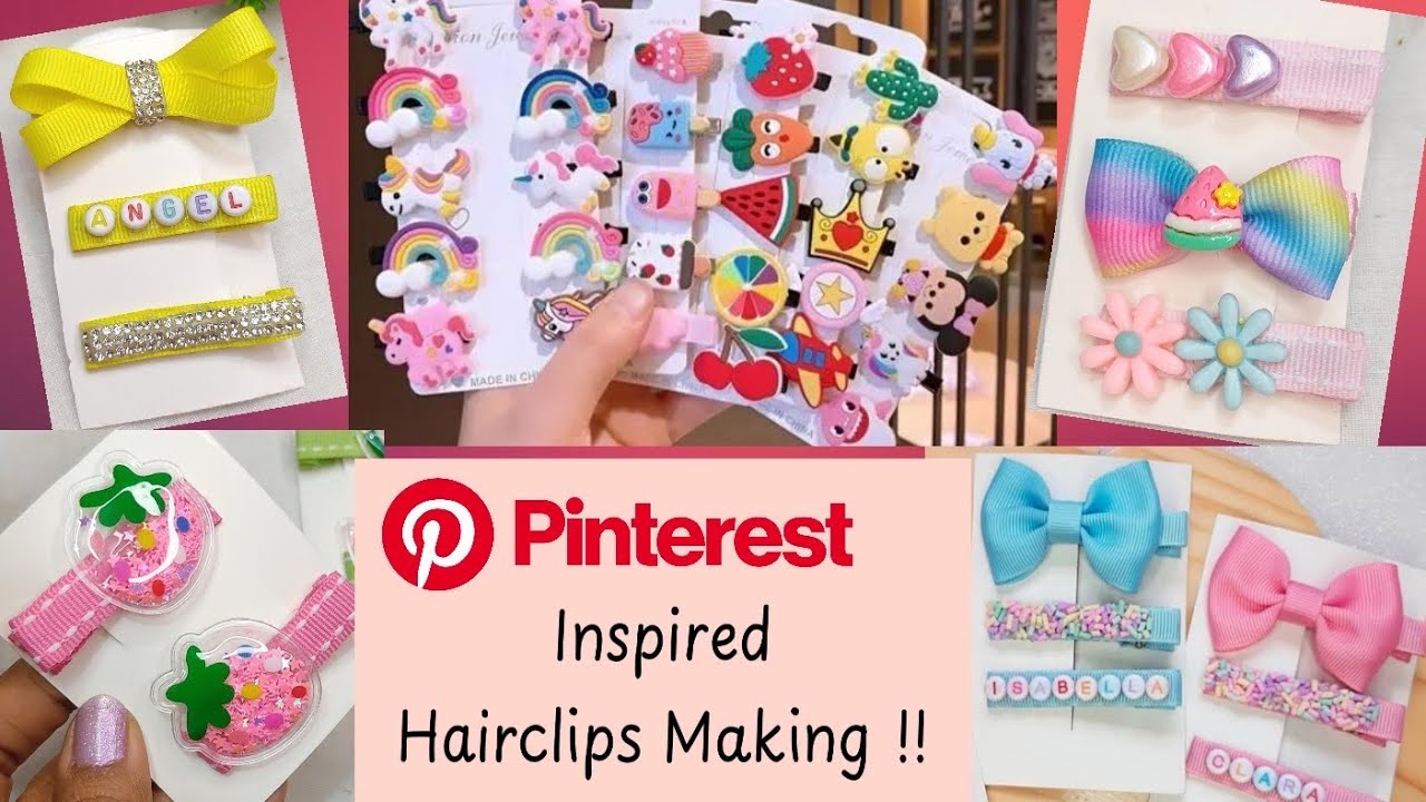 Top Small Business Ideas | Pinterest Inspired Hair clips Making At Home 