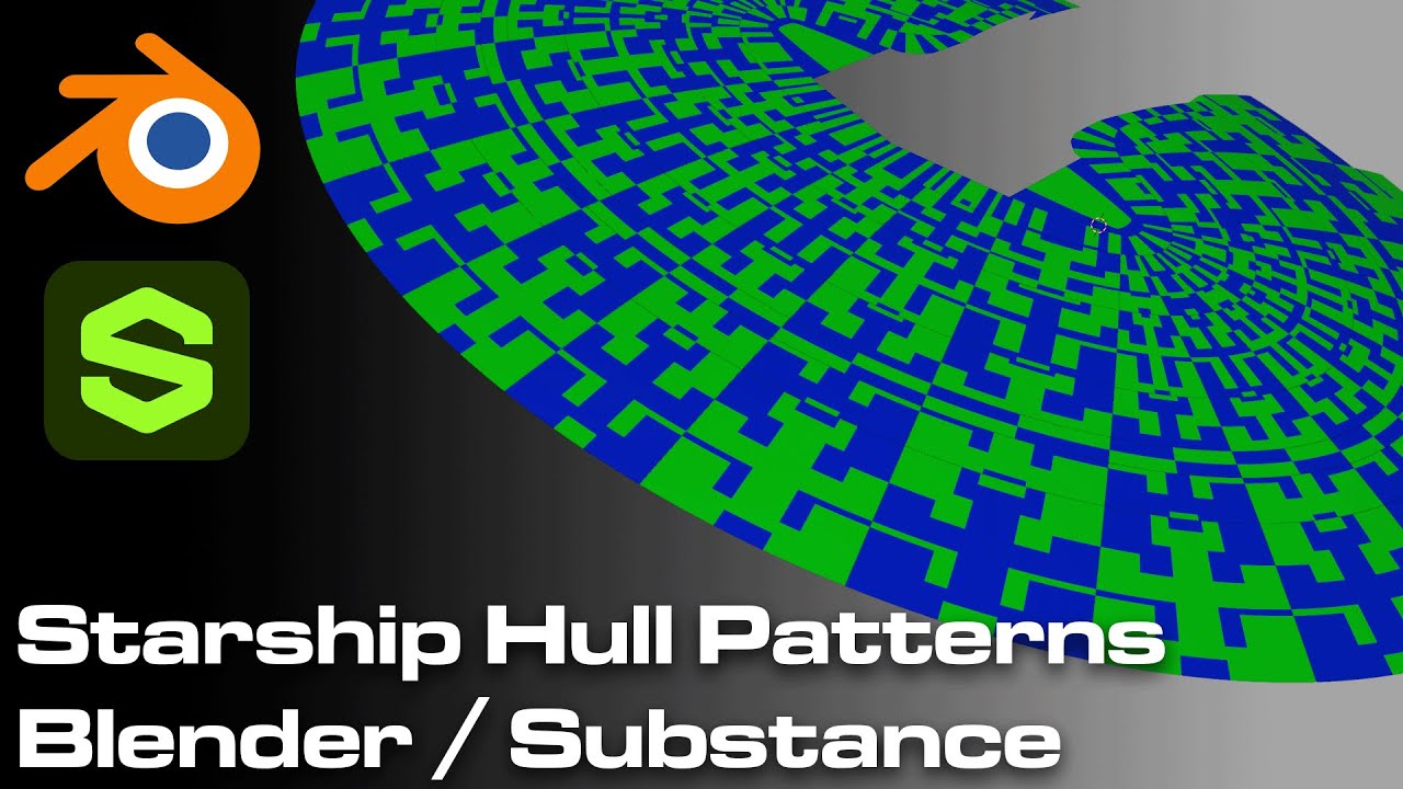 Starship Aztec Patterns With Blender & Substance - Tutorial