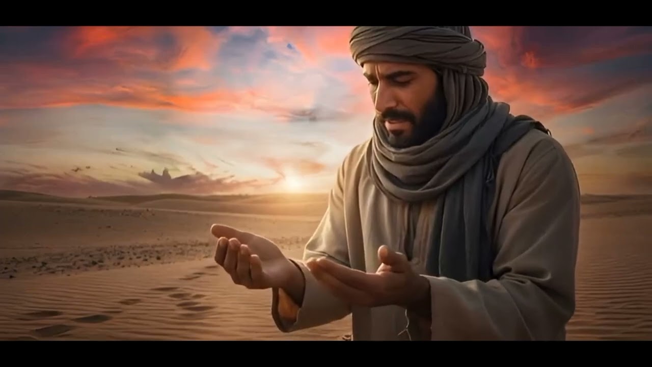 قصة للعبرة لرجل 🧔الذي ترك زوجته 🧕وإبنه👶 في الصحراء ليلتقاو برجل طيب🧔 شهذو حتى النهاية 