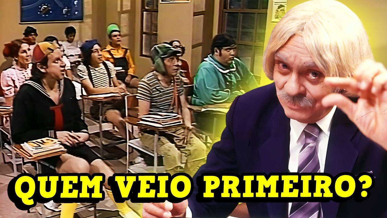 A Escolinha do Prof. Raimundo é PLÁGIO de Chaves? Cópia ou coincidência?