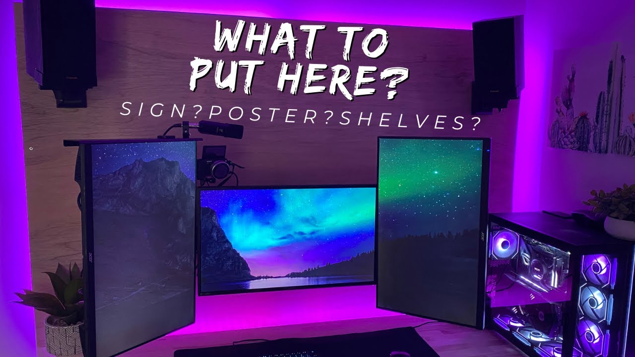 NEW DESK SETUP 2023 (clean cable management)