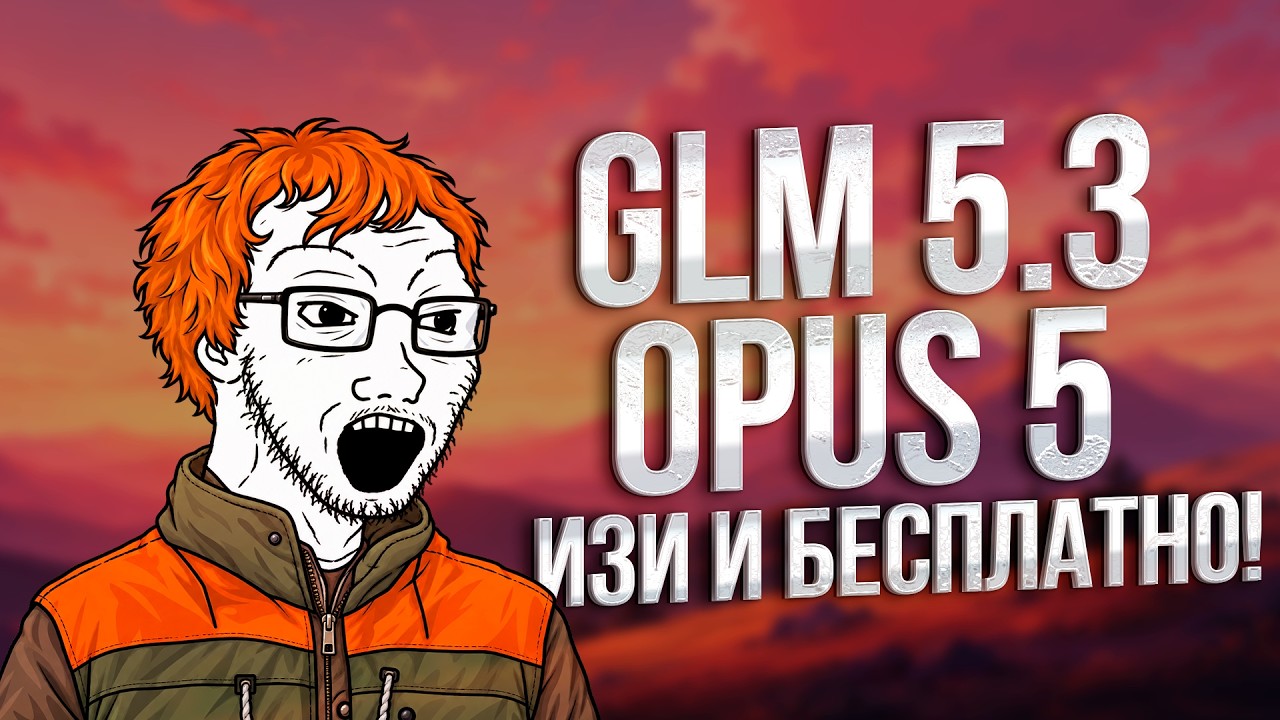 GLM 5.3 БЕСПЛАТНО и НАВСЕГДА за 5 МИНУТ