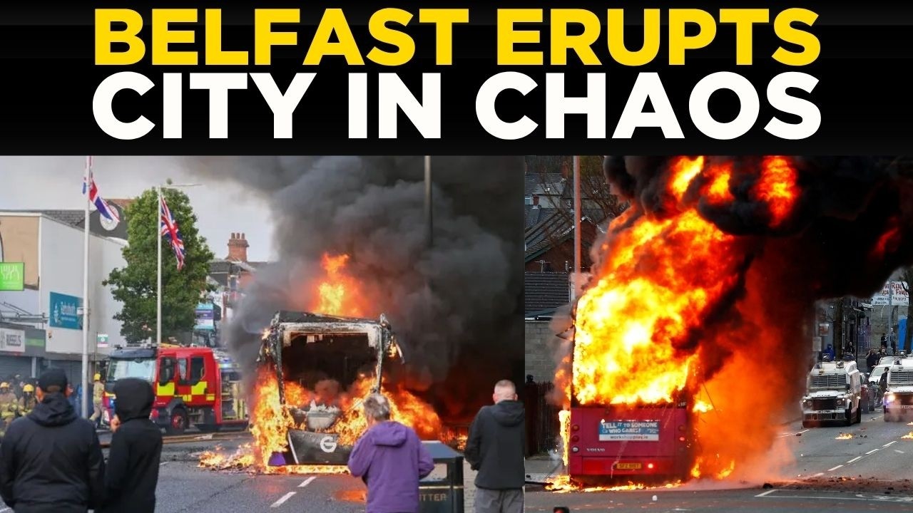 BELFAST RIOTS LIVE: City ERUPTS After Brutal Stabbing &mdash; Bus Set on Fire, Streets Engulfed in Chaos