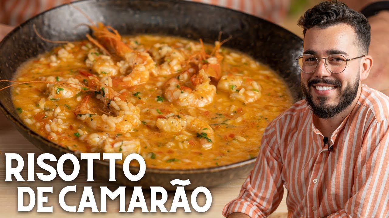 O RISOTTO de CAMARÃO da TUA VIDA!