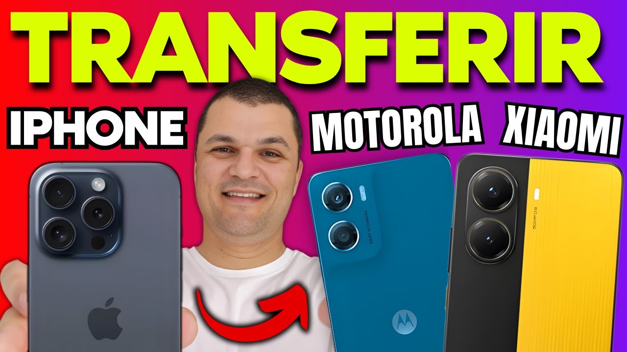 COMO TRANSFERIR CONVERSAS DO WHATSAPP E TODOS OS DADOS DO IPHONE PARA CELULAR MOTOROLA OU XIAOMI