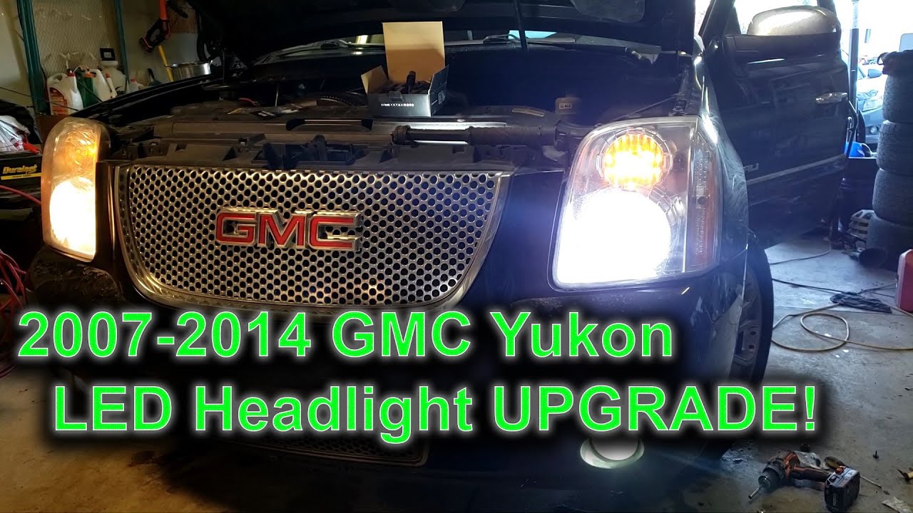 Замена светодиодных ламп в фарах GMC Yukon / Denali 2007-2014 гг. — ЛЕГКО!