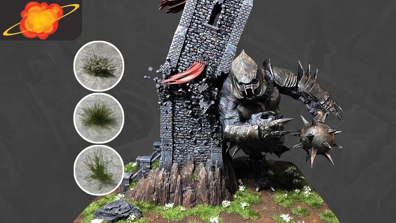 How to make and use tufts - Terrain lesson #8