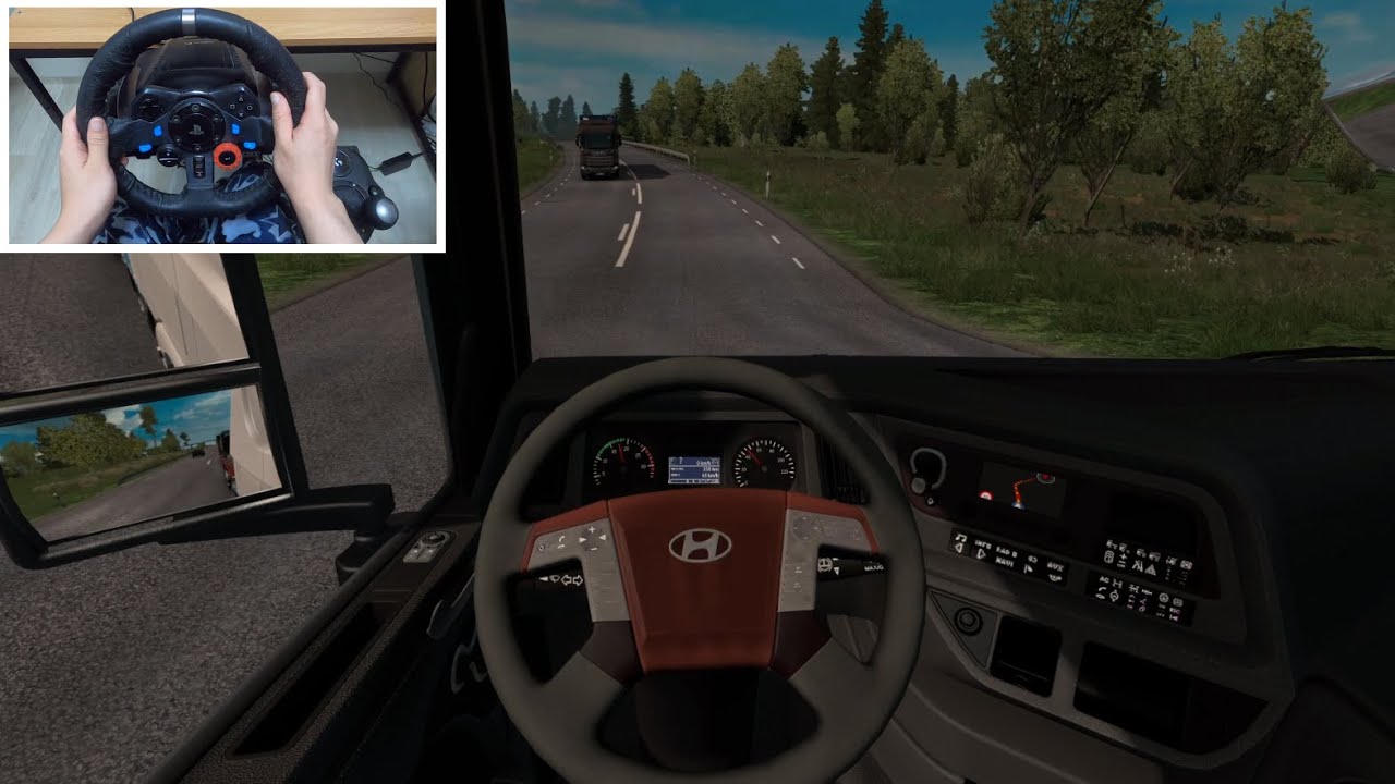 Hyundai Trago Xcient - Euro Truck Simulator 2 | Logitech G29 gameplay