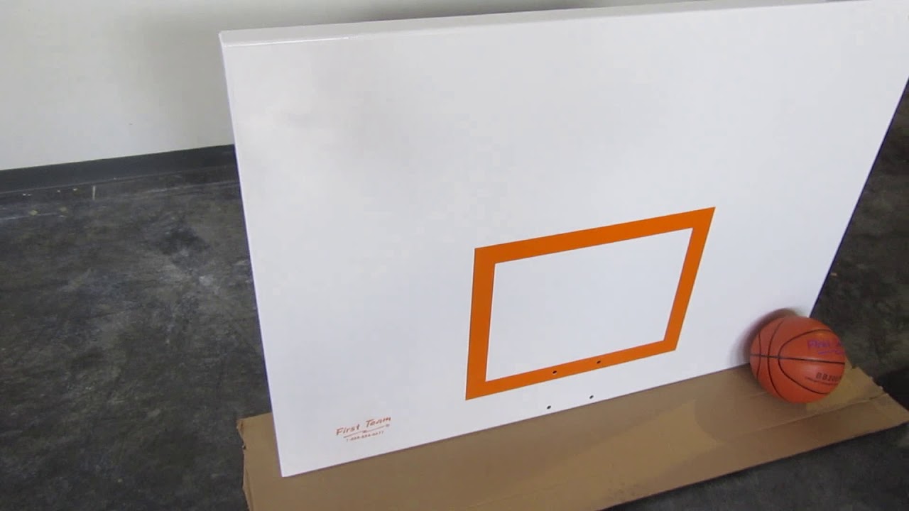 First Team FT260B Gymnasium Steel Basketball Backboard