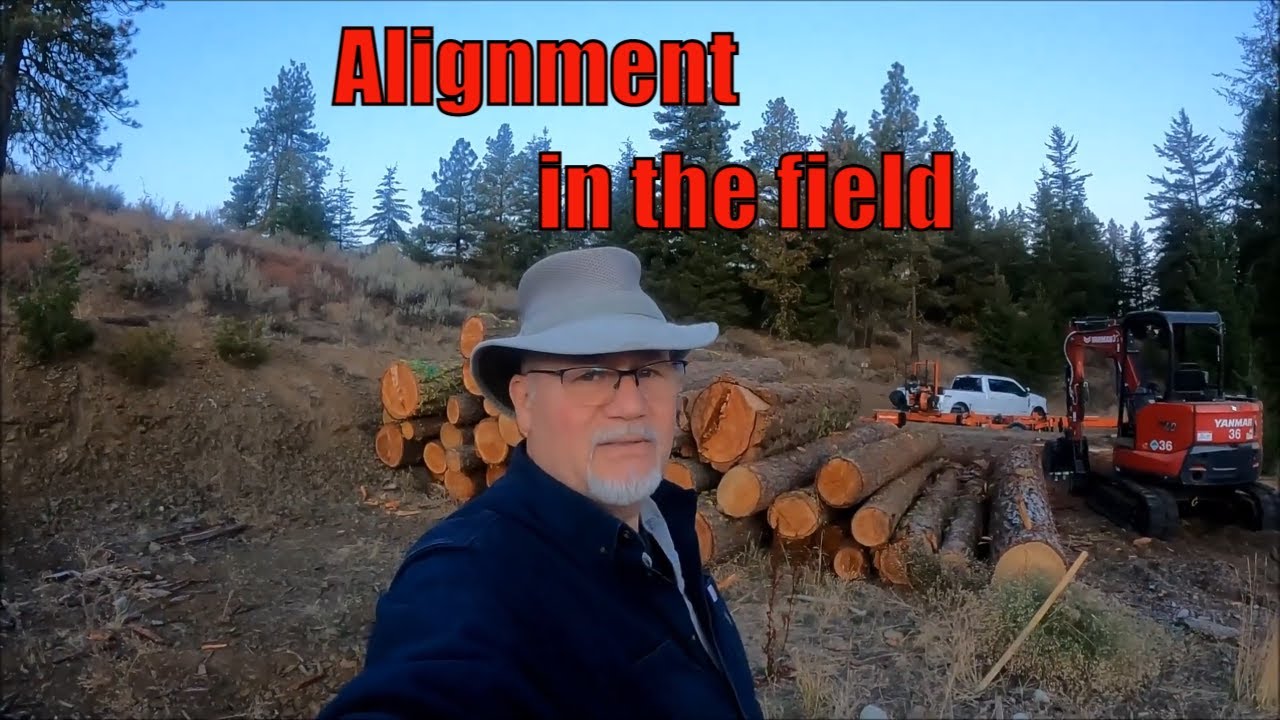 How to do an alignment in the field with the Wood Mizer LT 40