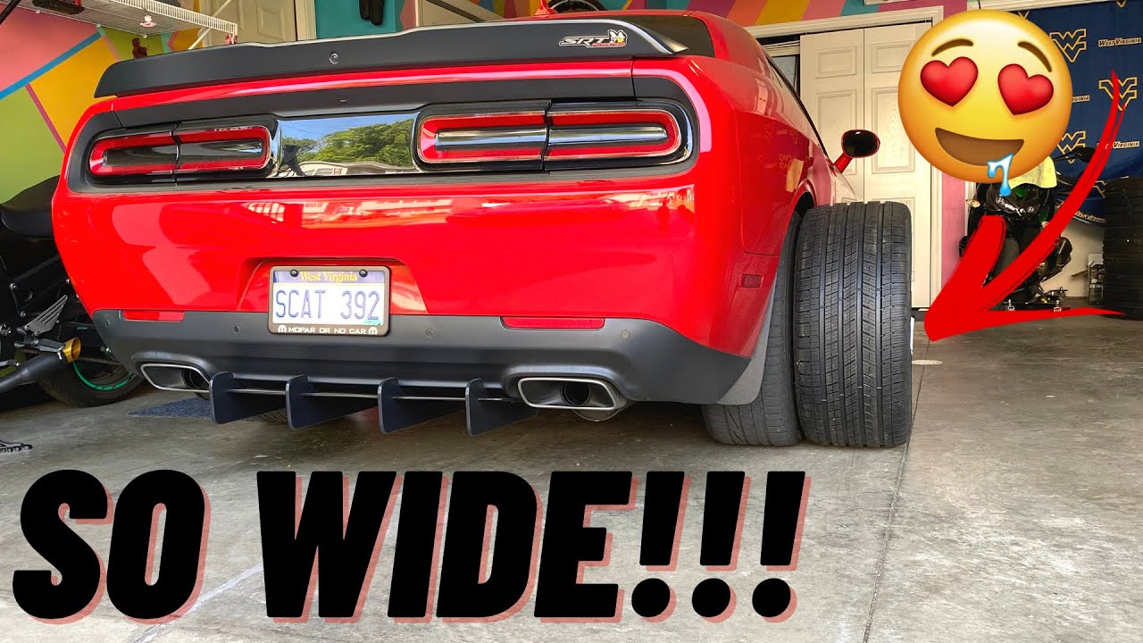 Dodge Challenger ScatPack Tire Upgrade! (FINALLY)
