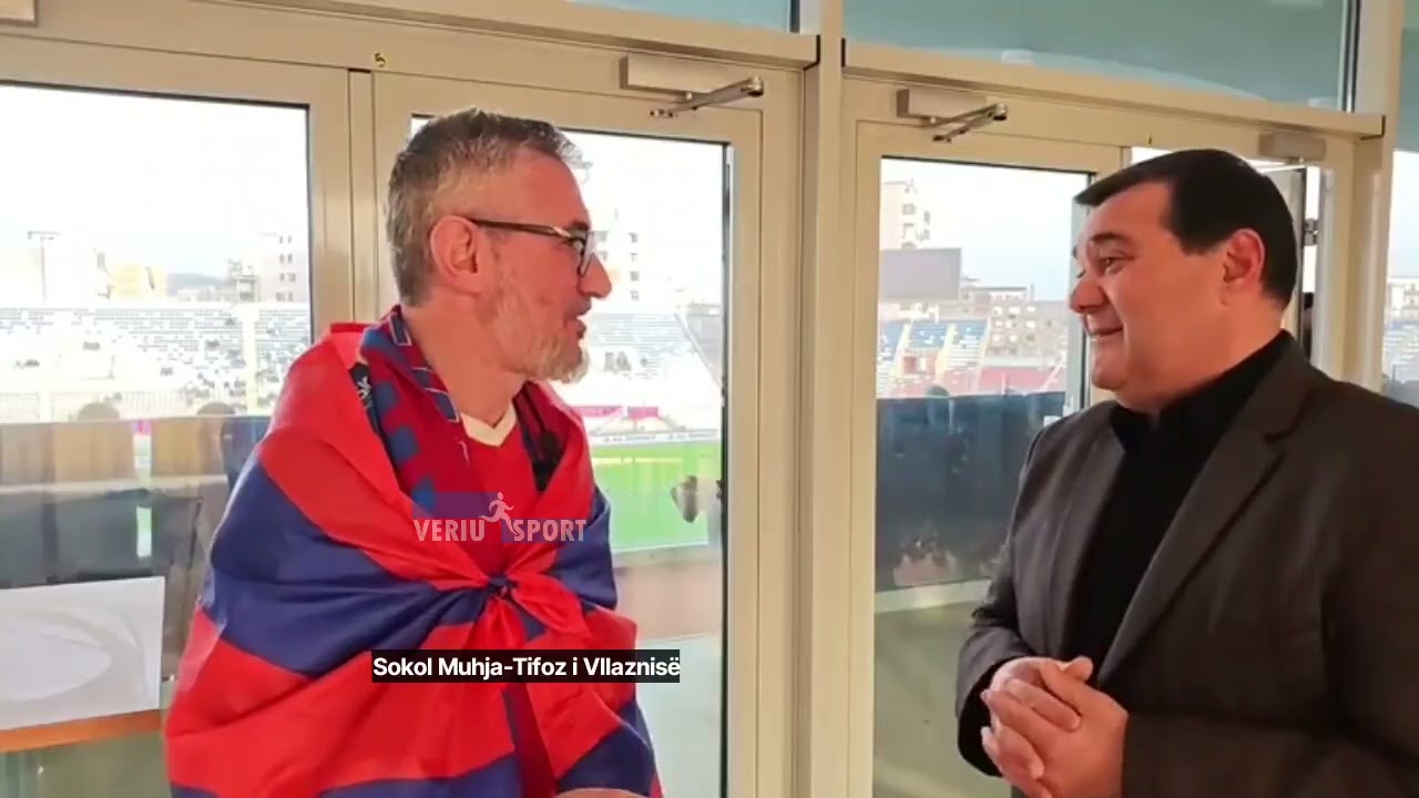 Emocionet e tifozit të Vllaznisë, Sokol Muhja. Vjen nga Belgjika për të ndjekur ekipin e zemres
