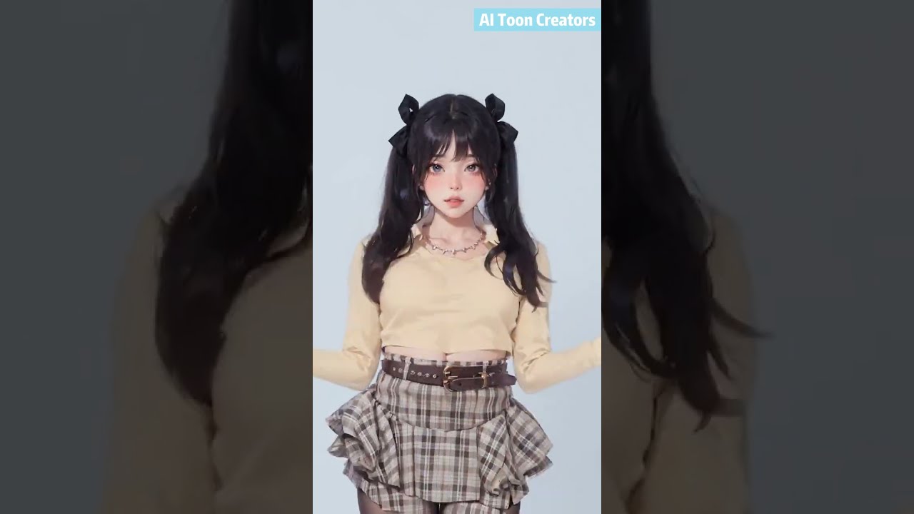 [AI Toon Creators] AI Cute Twin-tail Girl