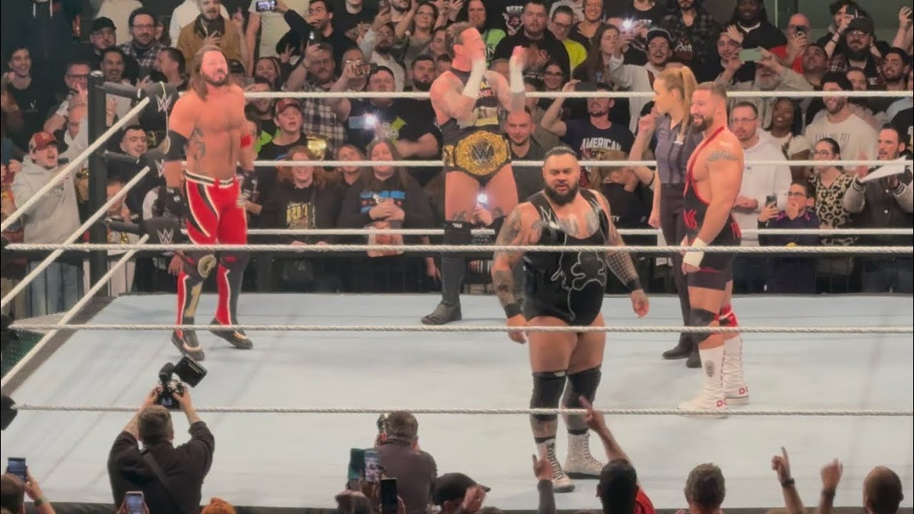 CM Punk & AJ Styles vs Bron Breakker & Bronson Reed FULL MATCH - #WWE Live Brussels Jan. 20, 2026