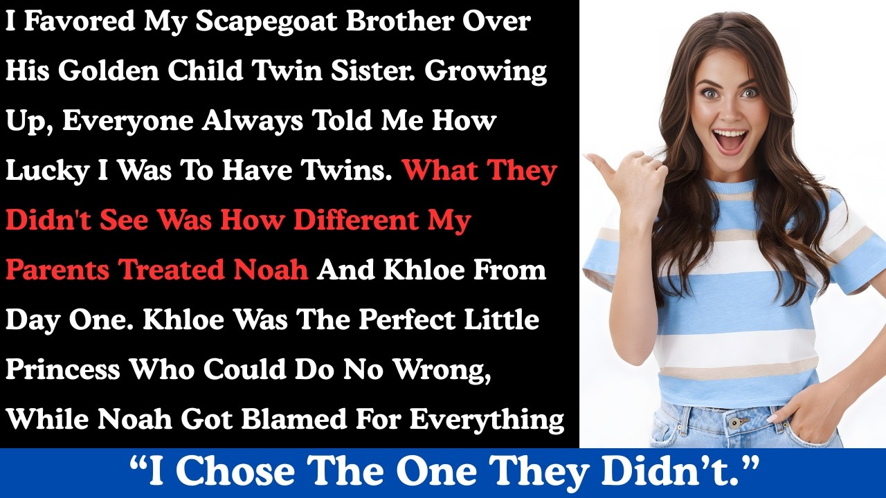 I favored my scapegoat brother over his golden child twin sister. Growing up