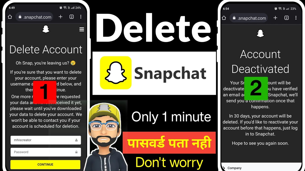 How to Delete snapchat account without knowing the password | delete snapchat Permanently 2025