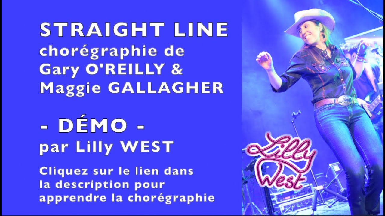 [DEMO] STRAIGHT LINE de Maggie GALLAGHER & Gary O'REILLY, enseignée par Lilly WEST