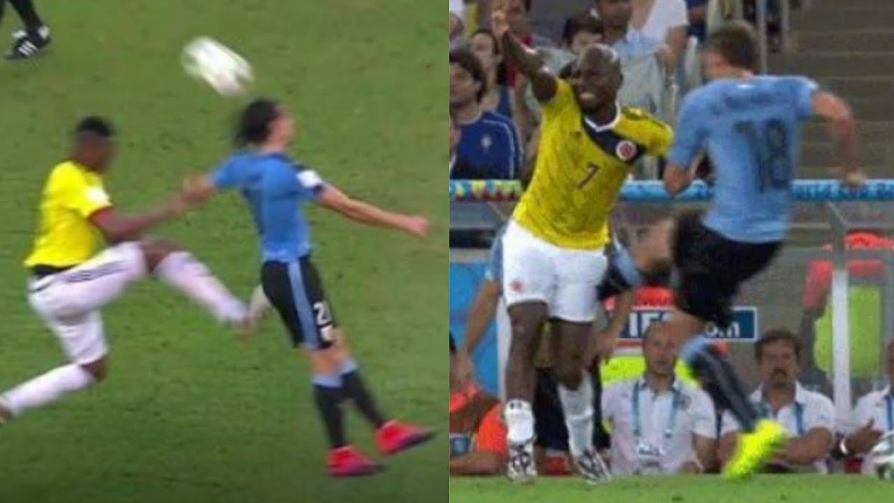 Colombianos y Uruguayos Casi Se Matan En El Campo🤬⚽️