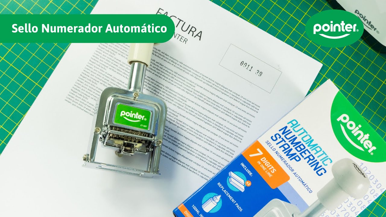 Sello Numerador Automático | Pointer