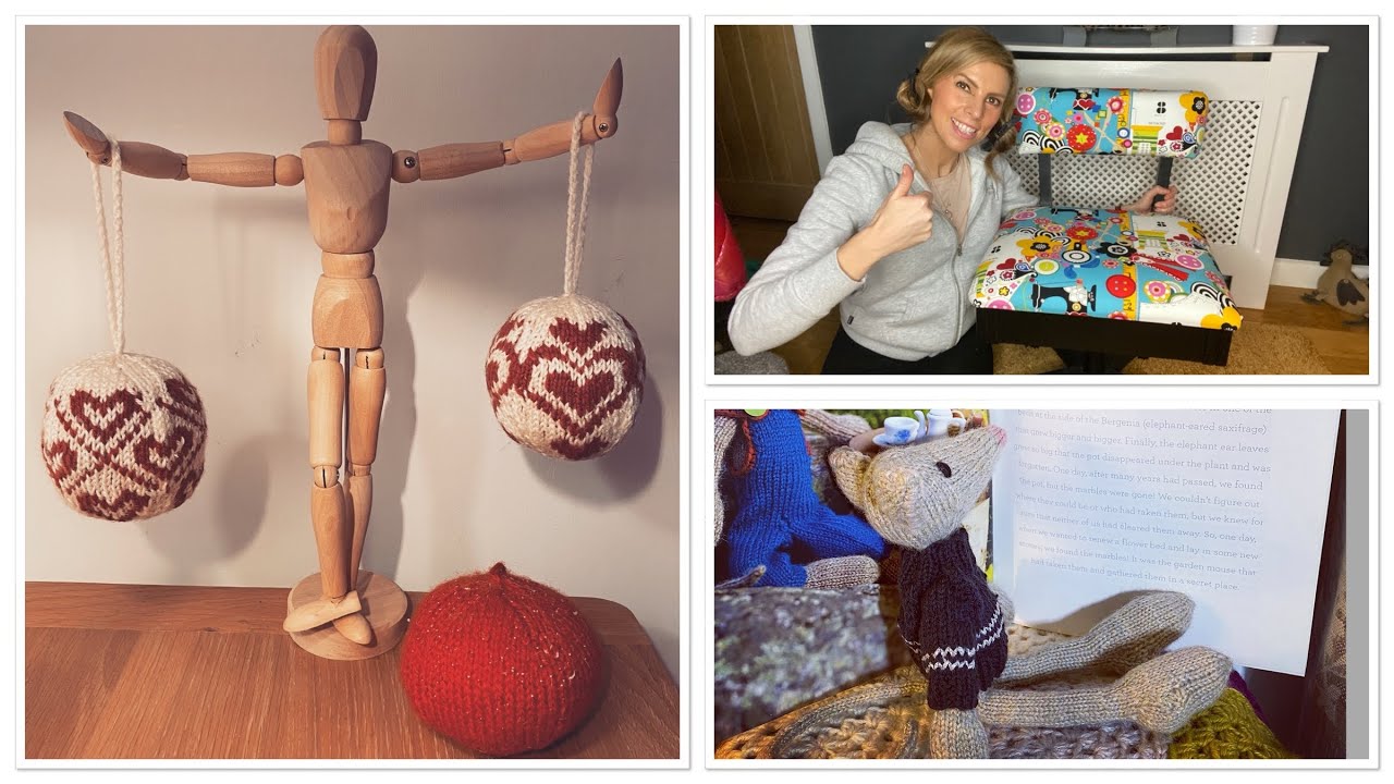 The Stitch Diaries Episode 7 Makes, life, Erick Erickson, knitted balls and more.