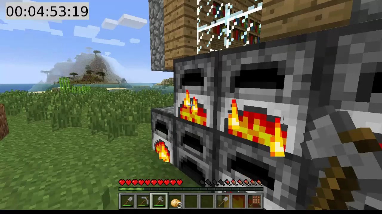 @CovertJaguar: the coke oven can be built within 5 minutes of starting a world