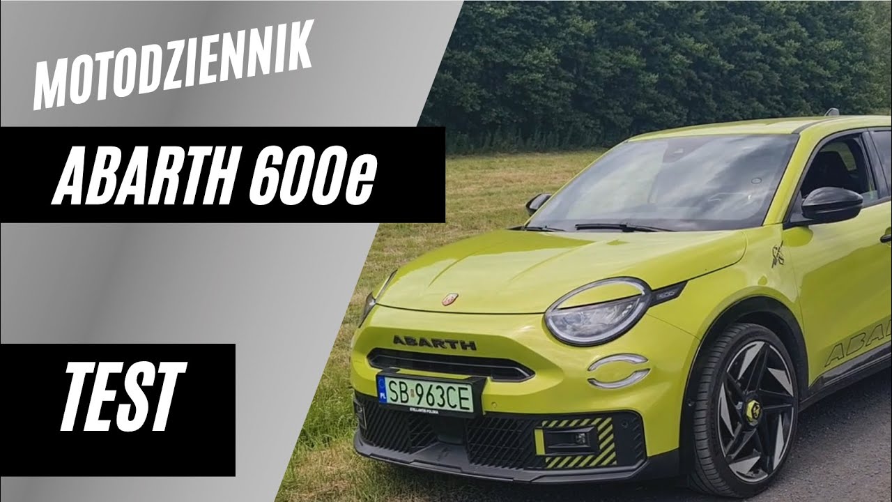Motodziennik test - ABARTH 600e - jedno z GORSZYCH aut, jakim jeździłem. W ŻYCIU!