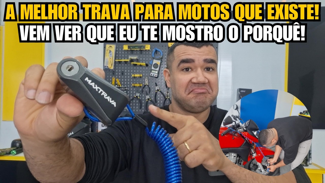 A MELHOR TRAVA PARA MOTOS QUE EXISTE! VEM VER QUE EU TE MOSTRO O PORQU&Ecirc;!