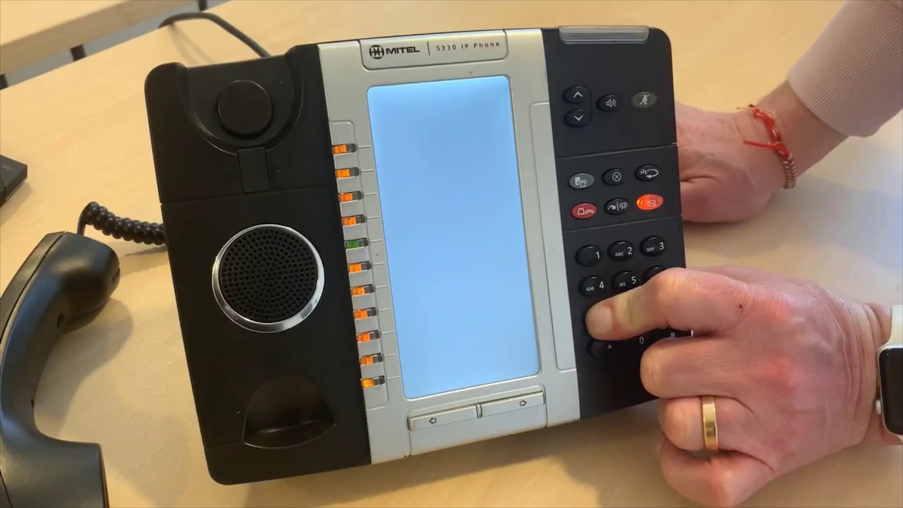 Mitel Teleworker Phone Set up