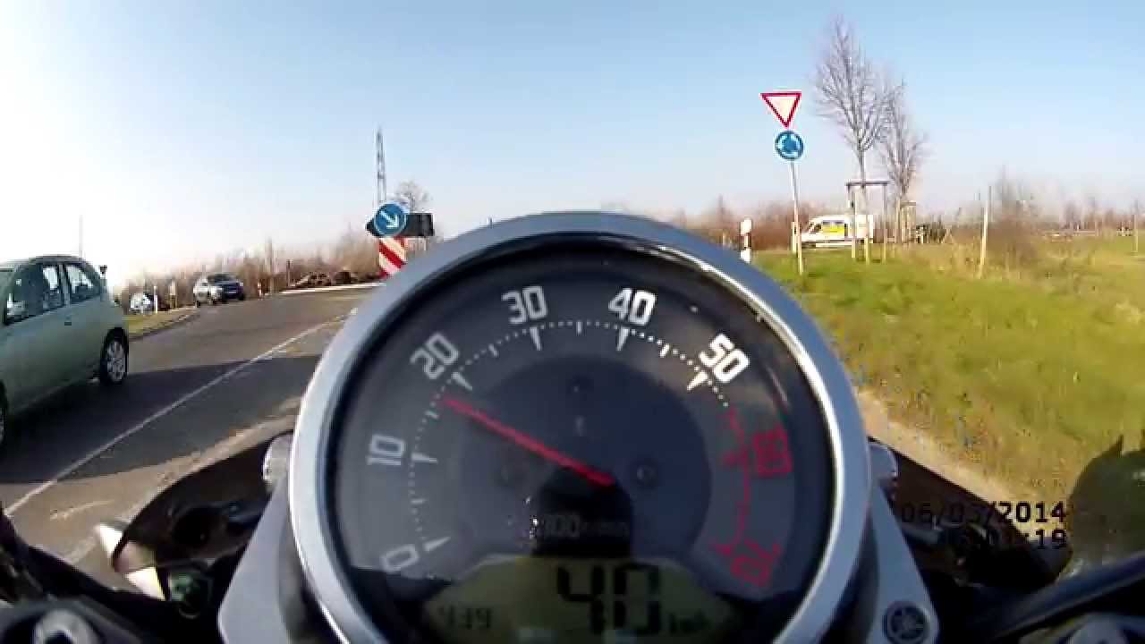 YAMAHA MT01 STAGE1 AKRAPOVIC SOUND CHECK 0-190