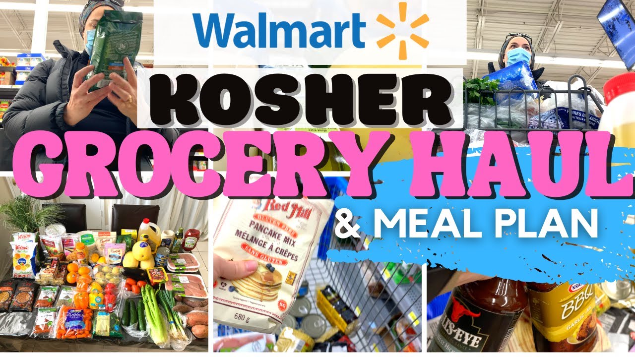 KOSHER WALMART GROCERY HAUL AND MEAL PLAN  | WHAT WE EAT IN A WEEK ORTHODOX FAMILY | FRUM IT UP