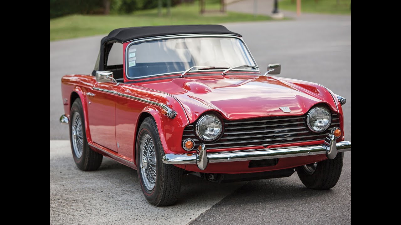 1968 Triumph TR5 PI Roadster $74,250