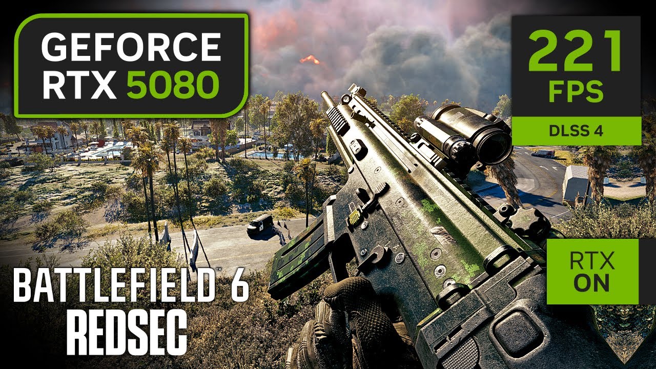 RTX 5080 on Battlefield 6 Battle Royale (RedSec) | 1080p, 1440p, 4K with DLSS 4!