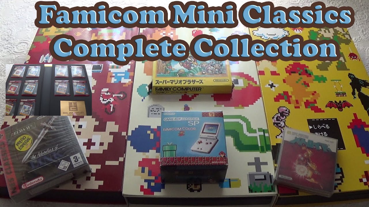 Famicom Mini Classics Club Nintendo Colección Completa Complete Box Collection