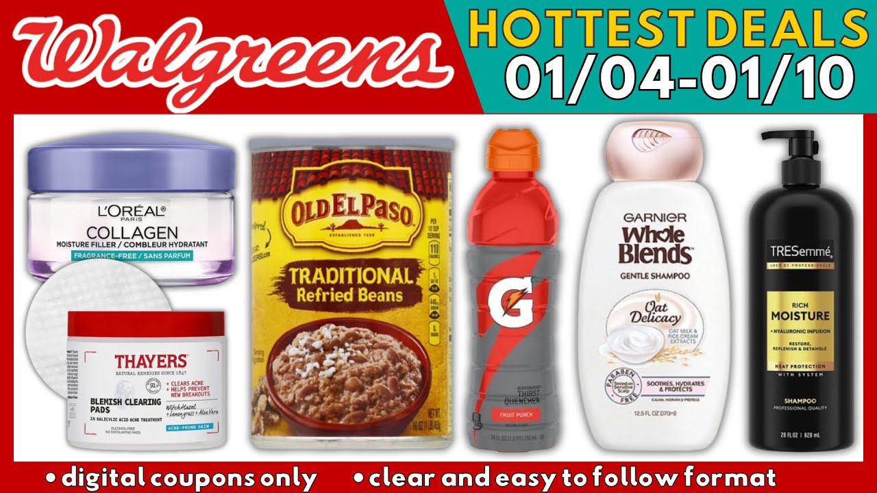 💁🏻‍♀️ Горячие предложения Walgreens на этой неделе с 04.01 по 10.01 | Только цифровые купоны! #ку...