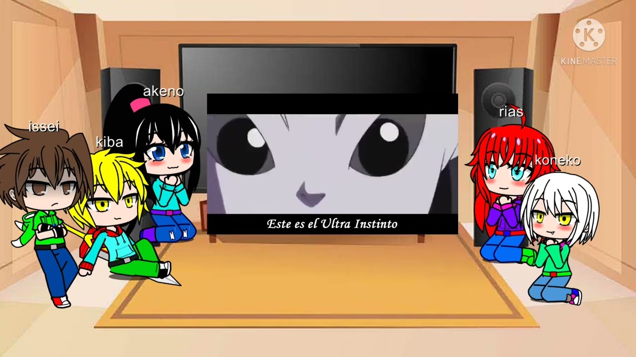 dxd reacciona a goku parte 4 xd