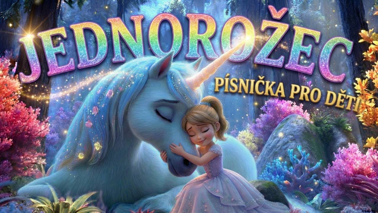 Jednorožec 🦄 Kouzelná písnička plná barev pro děti
