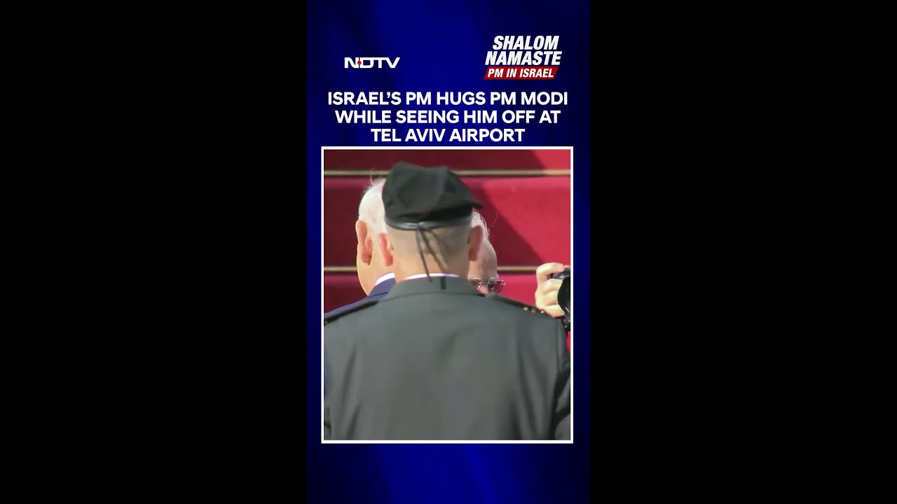 Israel PM Netanyahu Sees PM Modi Off After Two-Day Israel Visit