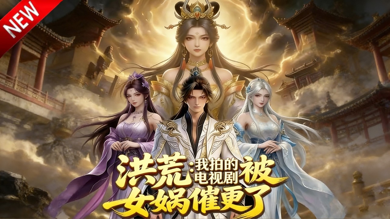 💥【新番上线】截教弟子误入禁地，激活鸿蒙系统，引爆洪荒，连鸿钧都要礼让三分！《洪荒：我拍的电视剧被女娲催更了》全集 Multi SUB #热血 #漫剧 #动漫魔女