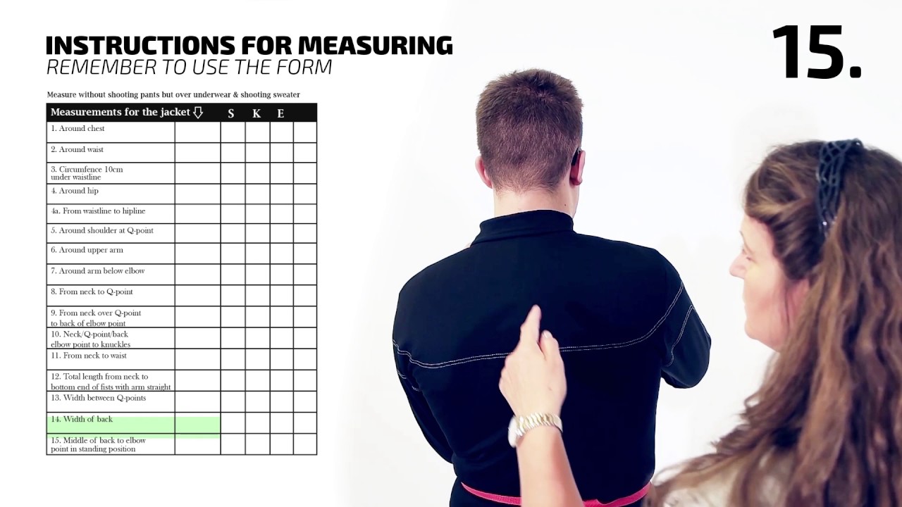 Kurt Thune   Instructions for measuring