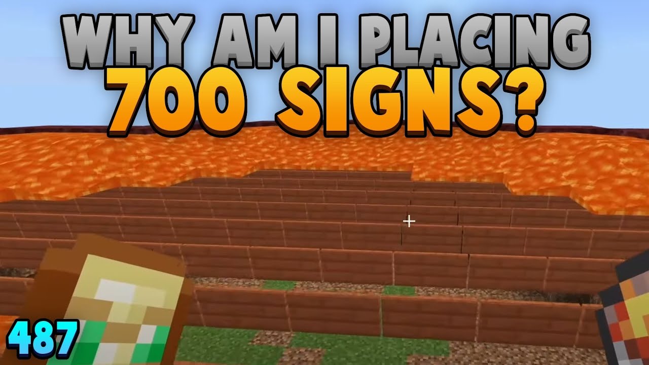 Placing Hundreds Of Signs... In A Volcano