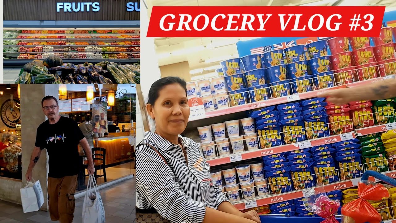 🛒MINI GROCERY SHOPPING🇵🇭!!/Filipina-American couple@mypersonalyt1968 
