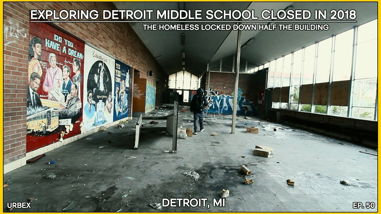 Exploring Abandoned Middle School Taken Over by the Homeless
