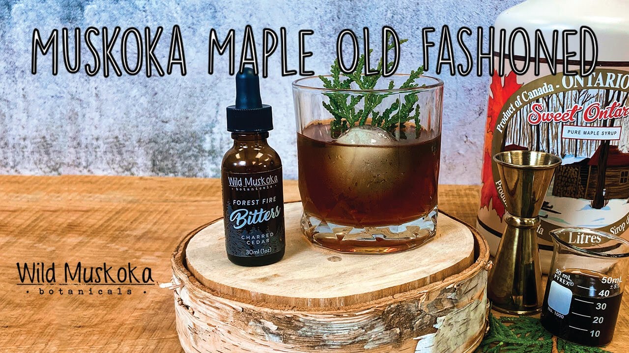 Forest to Glass: Use Smokey Bitters to Craft a Cedar-Infused Maple Old Fashioned  #Wildcrafted