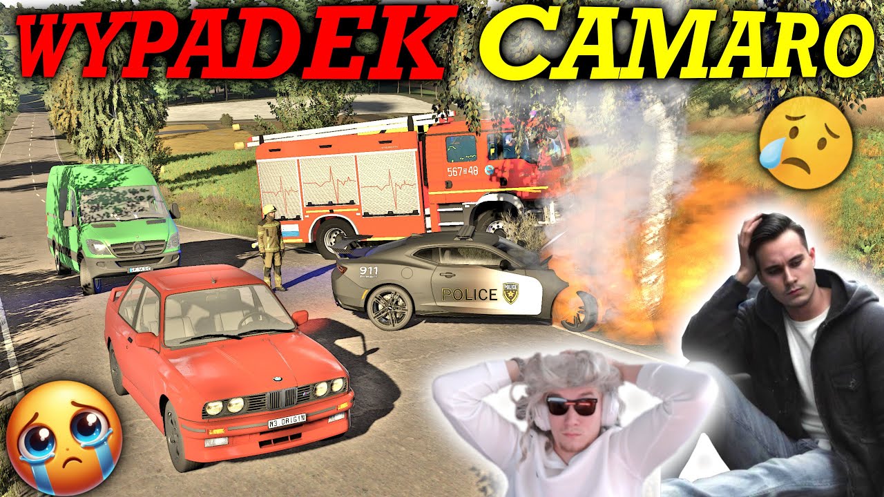 WYPADEK POLICYJNYM CAMARO! 😱 POŚCIG SKOŃCZYŁ SIĘ TRAGEDIĄ... 🔵 "MPG" [