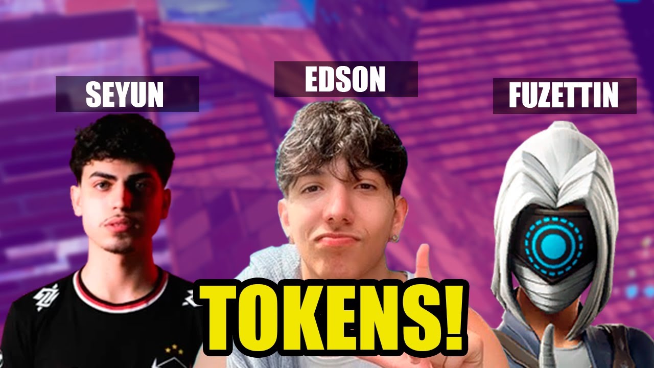 O TRIO MAIS FORTE DO FORTNITE BR JOGANDO TOKENS